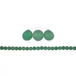 140310100710 Cuentas de piedras preciosas, aventurina, mate, 08mm | Marco Schreier