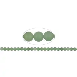140310100720 Rang de collier boules, Aventurine, 08mm | Marco Schreier