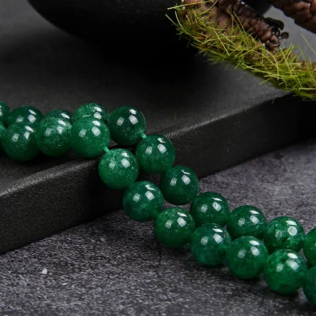 String Beads, aventurine (star aventurine), 08mm | Marco Schreier