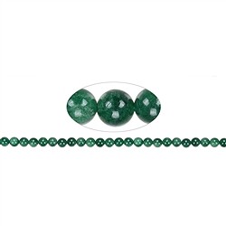 140310100722 Strang Kugeln, Aventurin (Sternaventurin), 08mm | Marco Schreier