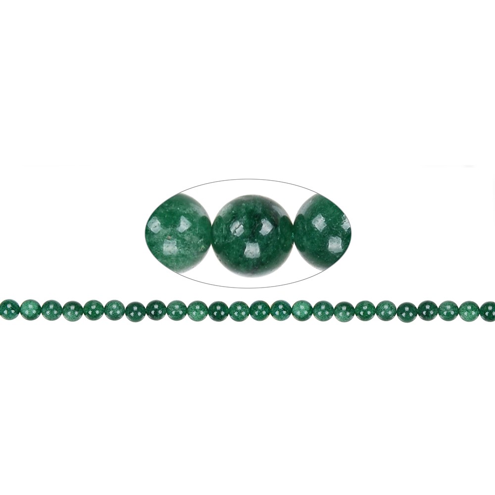 Rang de collier boules, Aventurine (Aventurine étoilée), 08mm | Marco Schreier