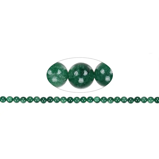 Rang de collier boules, Aventurine (Aventurine étoilée), 08mm | Marco Schreier
