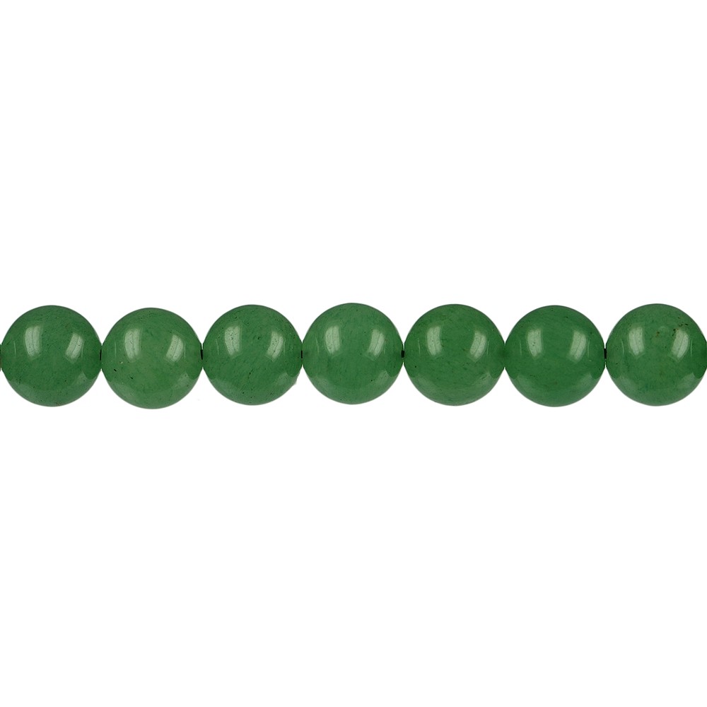Rang de collier boules, Aventurine A, 14mm | Marco Schreier