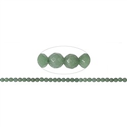140310101820 Strang Kugeln, Aventurin, facettiert, 07-08mm | Edelsteine, Heilsteine &amp; Schmuck