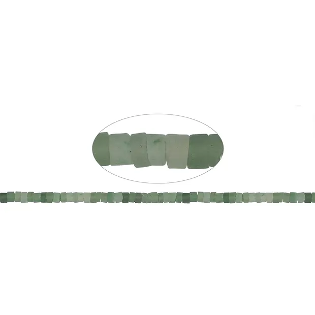 Strang Zylinder, Aventurin, matt, 03-04 x 05-06mm | Marco Schreier