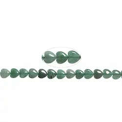 140311106520 Rang de colliers Coeurs, Aventurine, 10mm | Marco Schreier