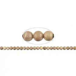 140330100522 Rang de collier boules, Baryte (clair), 06mm | Marco Schreier