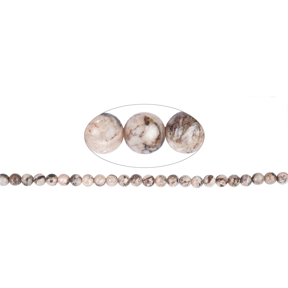 String Beads, Barite B, 08mm | wholesale supplier gems, healing stones & jewelry