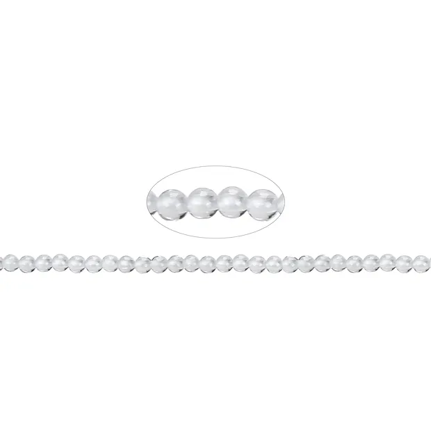 String Beads, Rock Crystal, 02mm | wholesaler gems, healing stones & jewelry