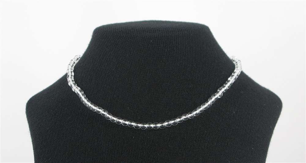 perline a filo, Cristallo di rocca, 04-05 mm | grossista gemme e pietre curative