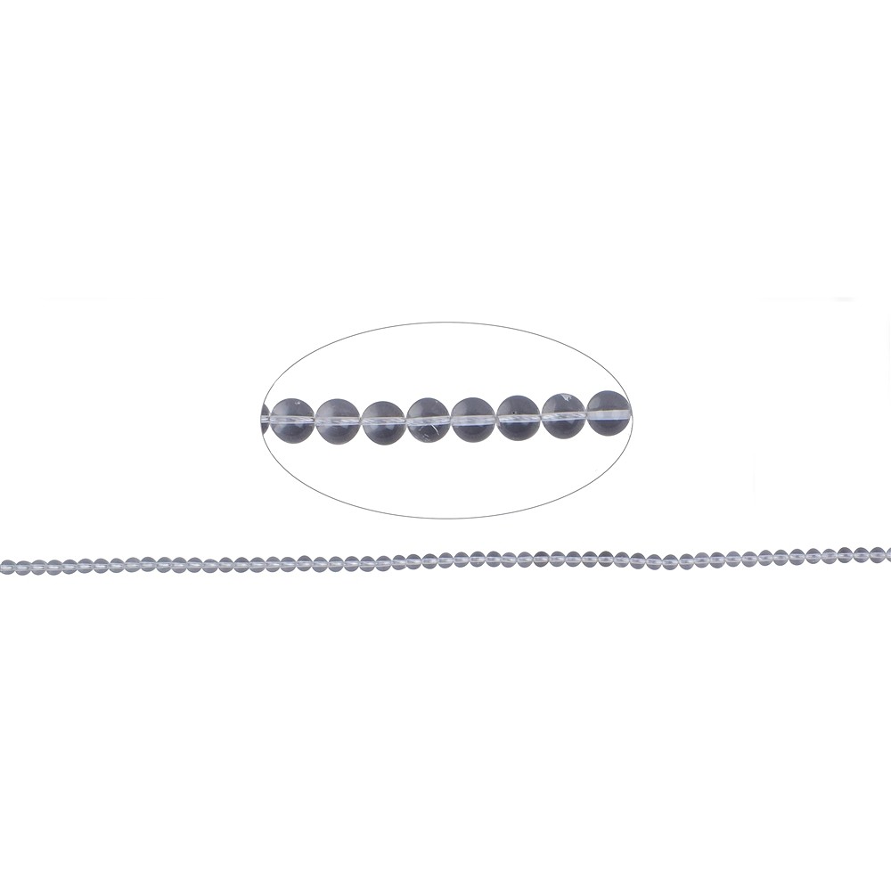 perline a filo, Cristallo di rocca, 04-05 mm | grossista gemme e pietre curative