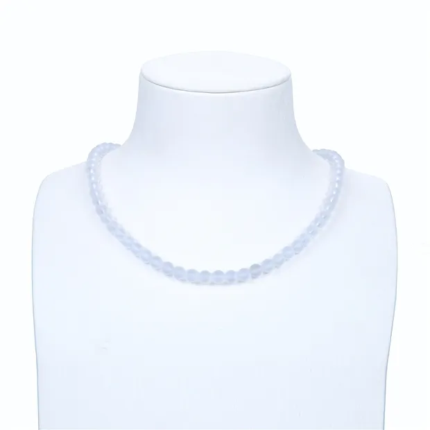 Strang Kugeln, Bergkristall, matt, 06mm | GH Edelsteine, Heilsteine & Schmuck