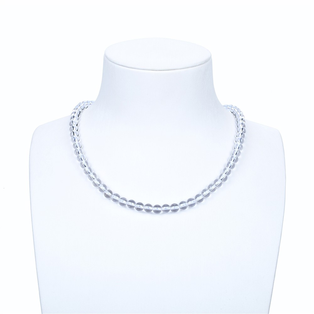 Rang de collier boules, Cristal de roche, 06mm | Marco Schreier