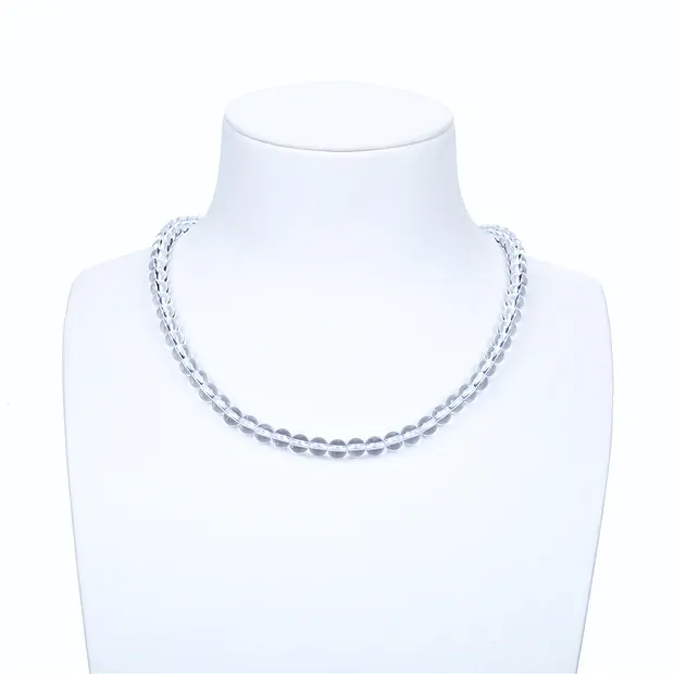 Rang de collier boules, Cristal de roche, 06mm | Marco Schreier