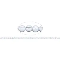 140350100520 Rang de collier boules, Cristal de roche, 06mm | Marco Schreier