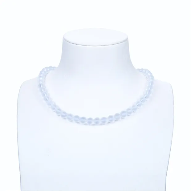 Strang Kugeln, Bergkristall, matt, 08mm | GH Edelsteine, Heilsteine & Schmuck