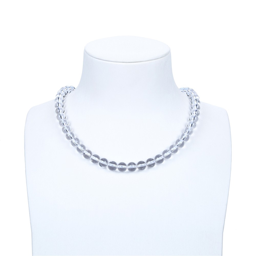 Rang de collier boules, Cristal de roche, 08mm | Marco Schreier