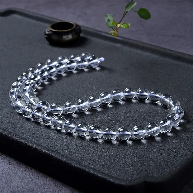 String Beads, Rock Crystal, 08mm | wholesaler gems, healing stones & jewelry
