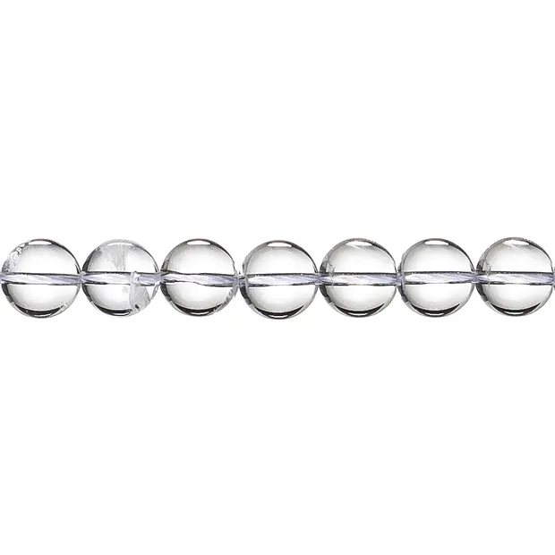 String Beads, Rock Crystal, 10mm | wholesaler gems, healing stones & jewelry