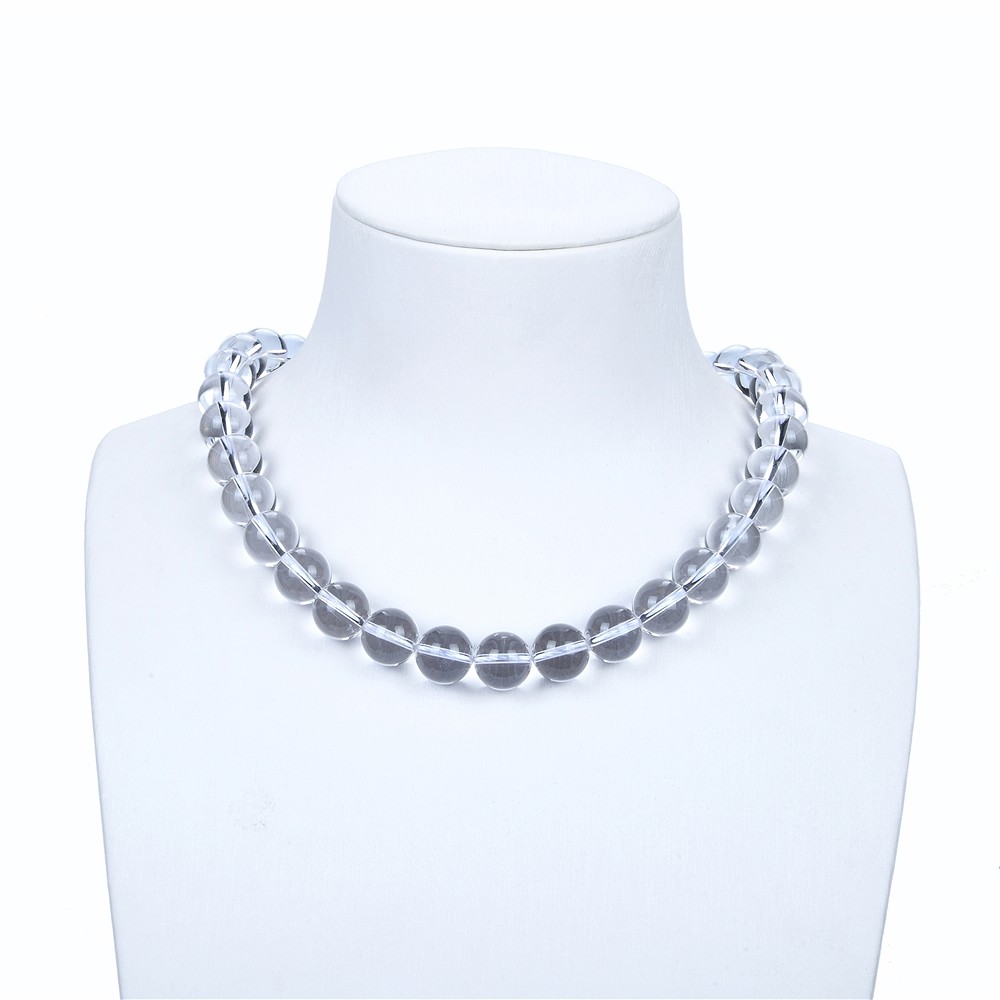 String Beads, Rock Crystal, 12mm | wholesaler gems, healing stones & jewelry