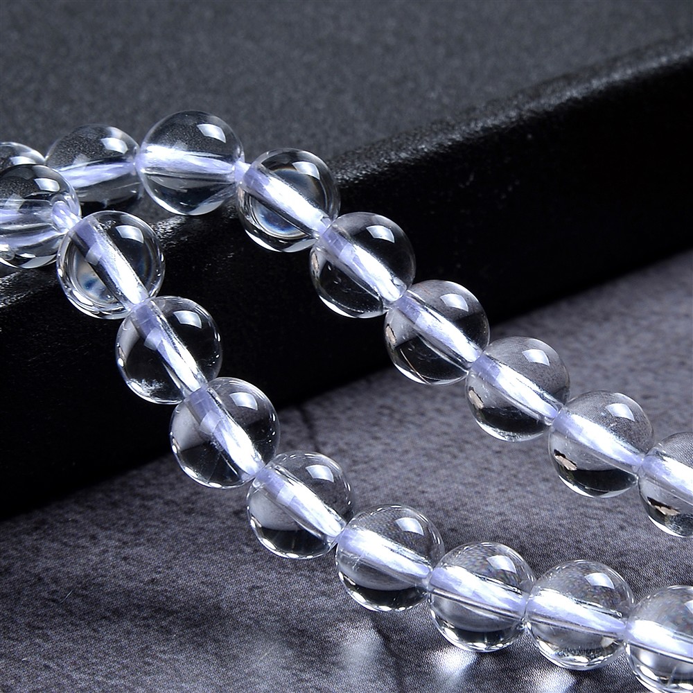 String Beads, Rock Crystal, 12mm | wholesaler gems, healing stones & jewelry