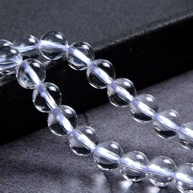 String Beads, Rock Crystal, 12mm | wholesaler gems, healing stones & jewelry