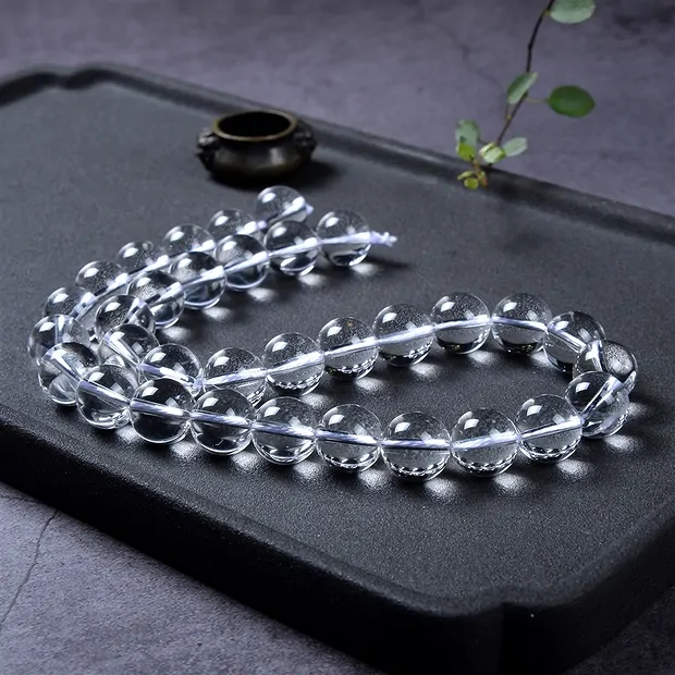 Strang Kugeln, Bergkristall, 12mm | Großhändler Edelsteine, Heilsteine & Schmuck