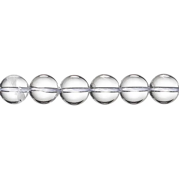 String Beads, Rock Crystal, 12mm | wholesaler gems, healing stones & jewelry