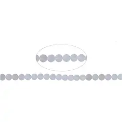 140350101210 Cuentas preciosas, Cristal de roca, mate, 16mm | Marco Schreier