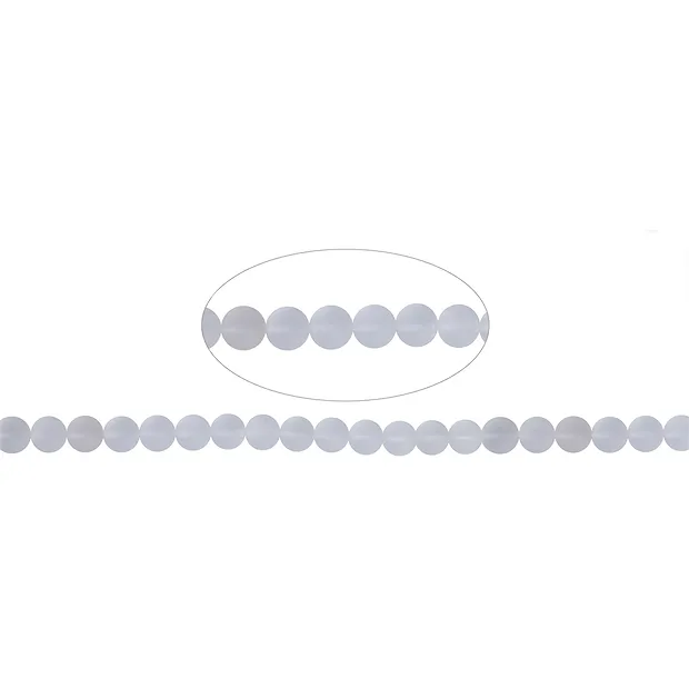 Strang Kugeln, Bergkristall, matt, 16mm | GH Edelsteine, Heilsteine & Schmuck