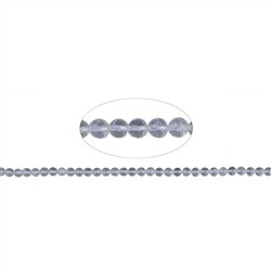 140350101820 Strang Kugeln, Bergkristall, facettiert, 08mm | Edelsteine, Heilsteine & Schmuck