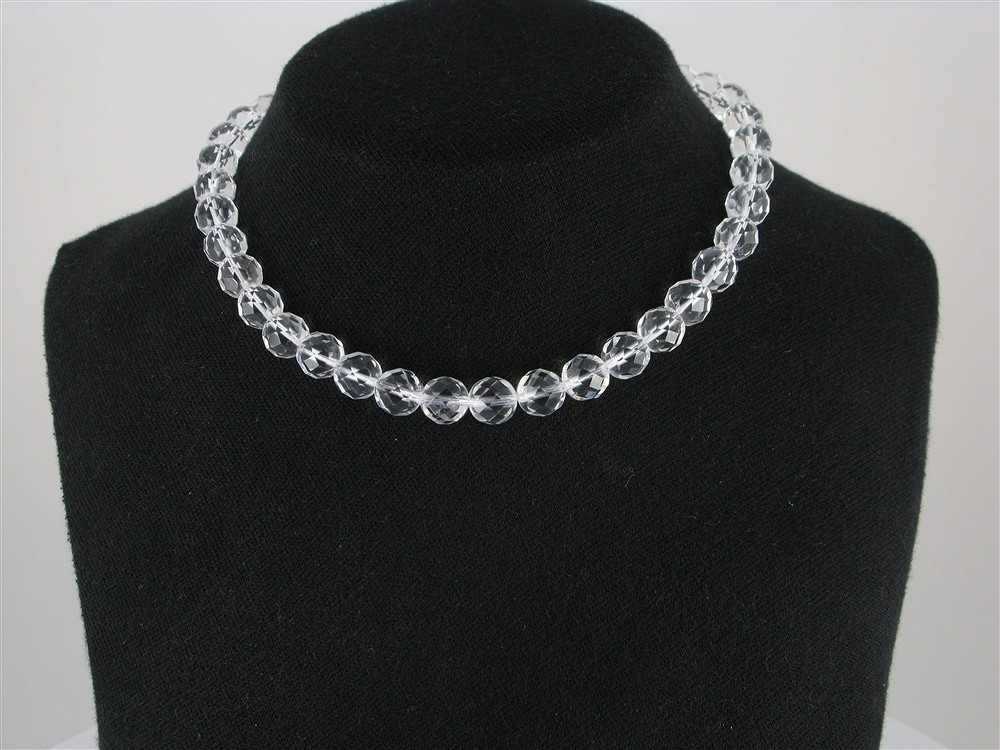 Cuentas preciosas, Cristal de roca, facetado (talla 32), 10mm | Marco Schreier