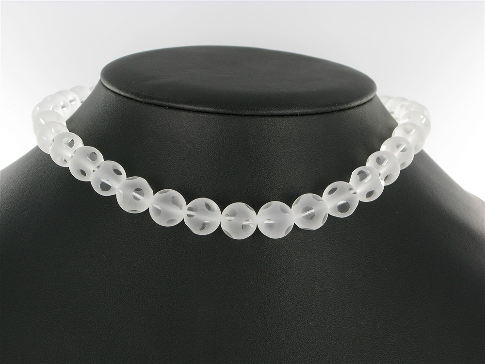 Filo di perline "Finestra", Cristallo di rocca A, 12 mm | Marco Schreier