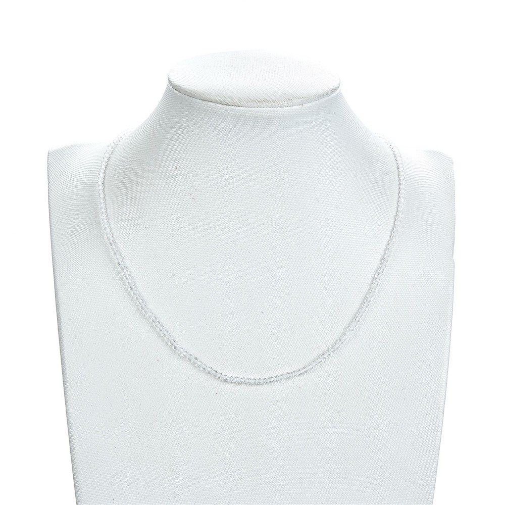 Strang Kugeln, Bergkristall, facettiert, 02mm (38cm) | Marco Schreier