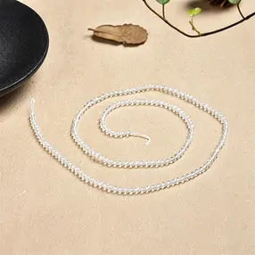 Strang Kugeln, Bergkristall, facettiert, 02mm (38cm) | Marco Schreier