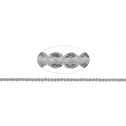 140350104020 String Beads, Rock Crystal, faceted, 02mm (38cm) | Marco Schreier