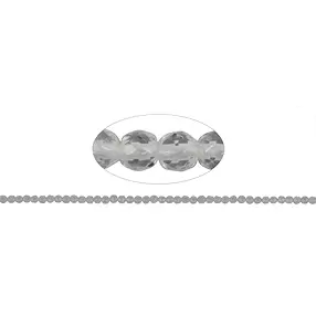 Strang Kugeln, Bergkristall, facettiert, 02mm (38cm) | Marco Schreier