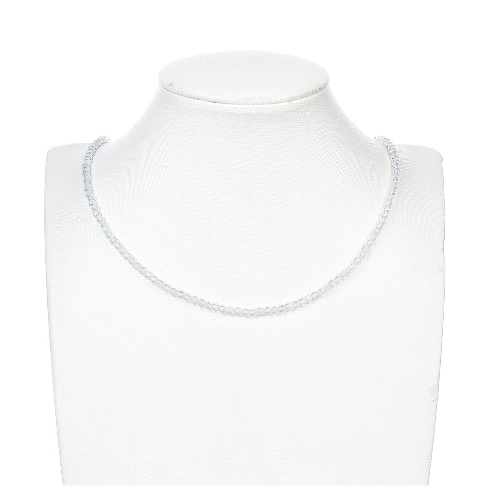 Filo di perline, Cristallo di rocca, sfaccettato, 03,5 mm (39 cm) | Marco Schreier