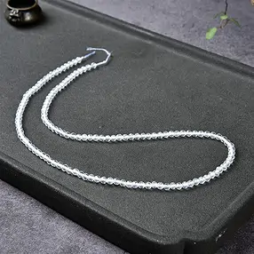 Strang Kugeln, Bergkristall, facettiert, 03,5mm (39cm) | Marco Schreier