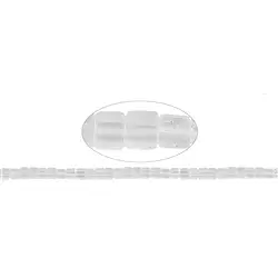 140350200710 Rang de colliers, Cristal de roche mat, 06 x 06mm | Marco Schreier