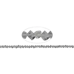 140350201520 Strang Würfel, Bergkristall, 03mm | Großhändler Edelsteine, Heilsteine & Schmuck