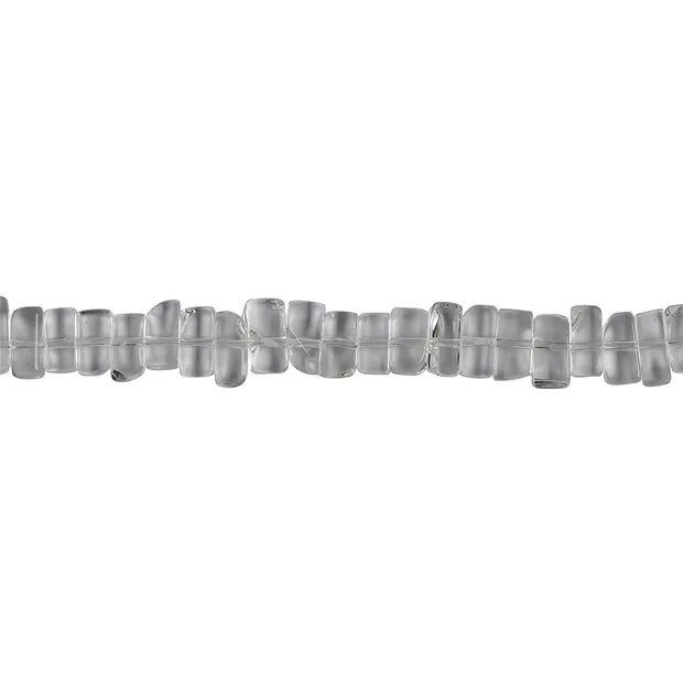 Strang Rechteck, Bergkristall A, 04-05 x 09-10mm | Marco Schreier