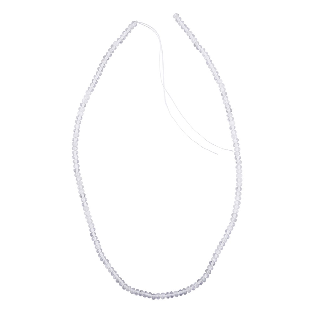 Rang de colliers Boutons, Cristal de roche, 04mm | Marco Schreier