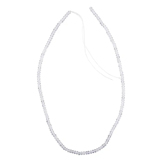 Strang Button, Bergkristall, 04mm | Großhändler Edelsteine, Heilsteine & Schmuck