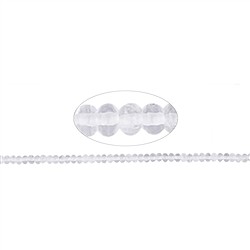 140350300120 Rang de colliers Boutons, Cristal de roche, 04mm | Marco Schreier