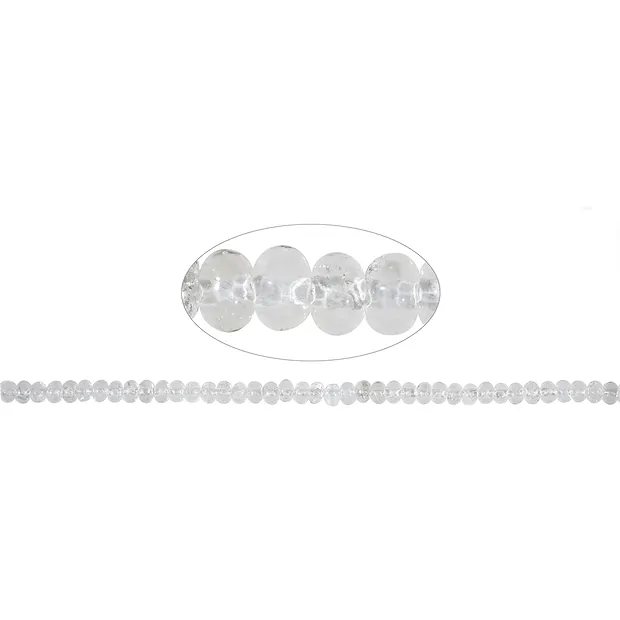 Collar de botones, Cristal de roca, 04mm | Marco Schreier