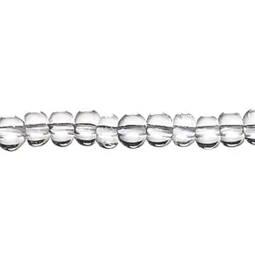 Rang de colliers Boutons, Cristal de roche, 06mm | Marco Schreier