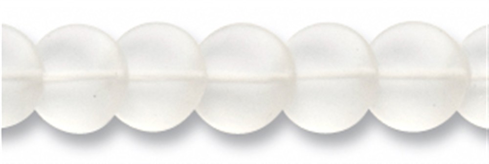 Filo a disco, Cristallo di rocca, opaco, 12 mm | Marco Schreier