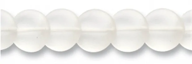 Strang Disc, Bergkristall, matt, 12mm | Edelsteine, Heilsteine & Schmuck-Handel