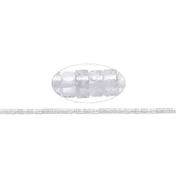 140350400120 Cilindro a filo "Heishi", Cristallo di rocca, 02 x 04 mm | Marco Schreier